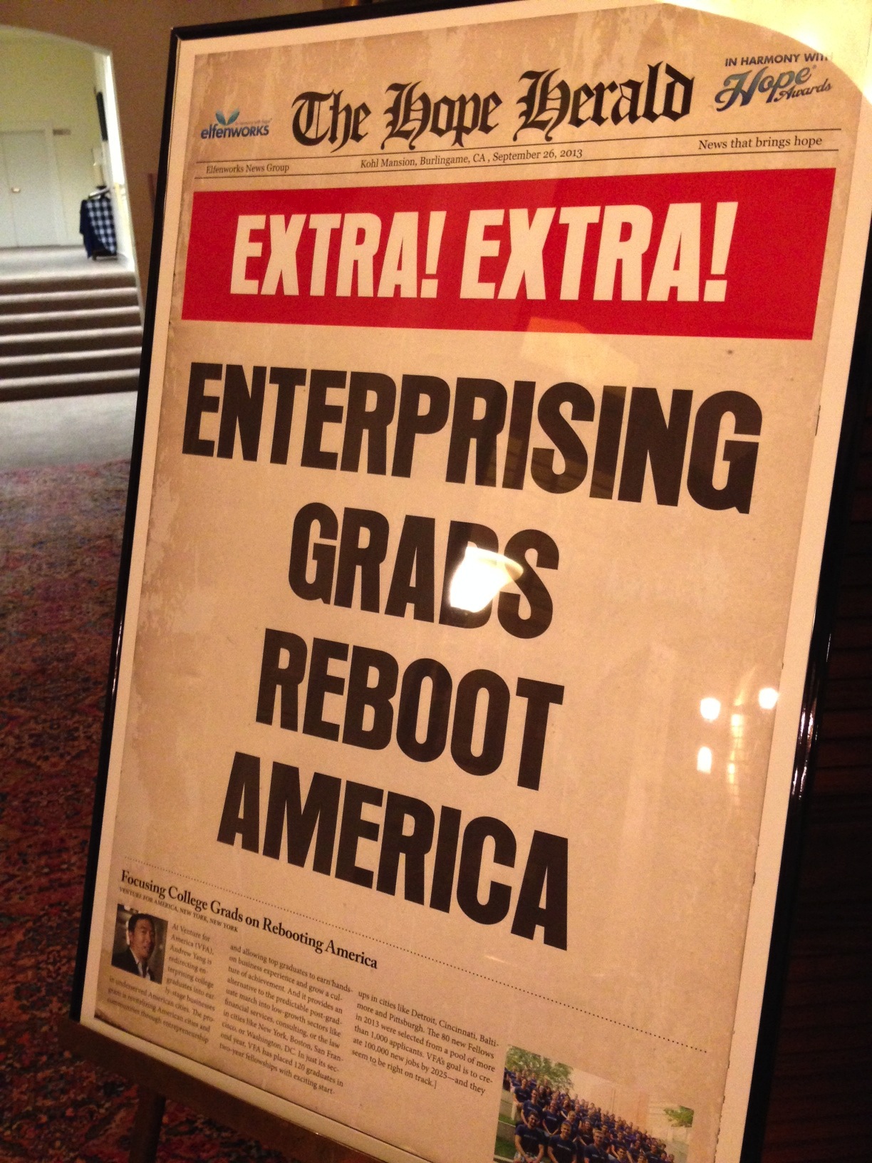 Enterprising Grads Reboot America News