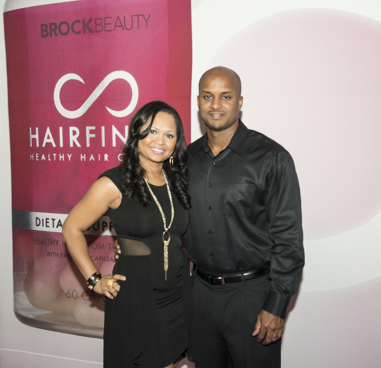 Brock Beauty owners Brock and Tymeka Lawrence at the LYHD EXPO in NYC