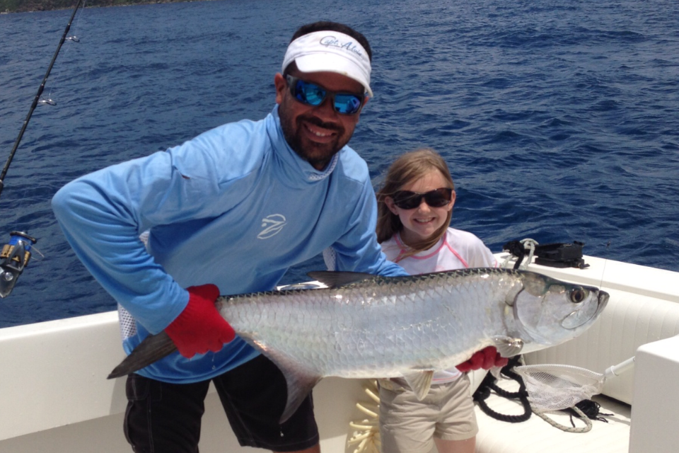Family and Kid's inshore fishing trips with Capt. Alvin in St. Thomas