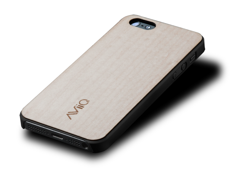 AViiQ Wood Trim Thin Series iPhone 5S/5 Cases - Black