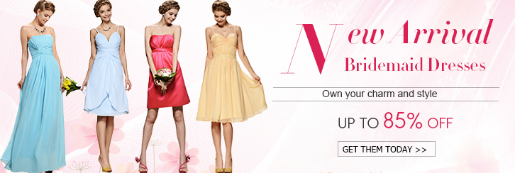 Tbdress Offers up to 85% off on New Arrival Bridesmaid Dresses