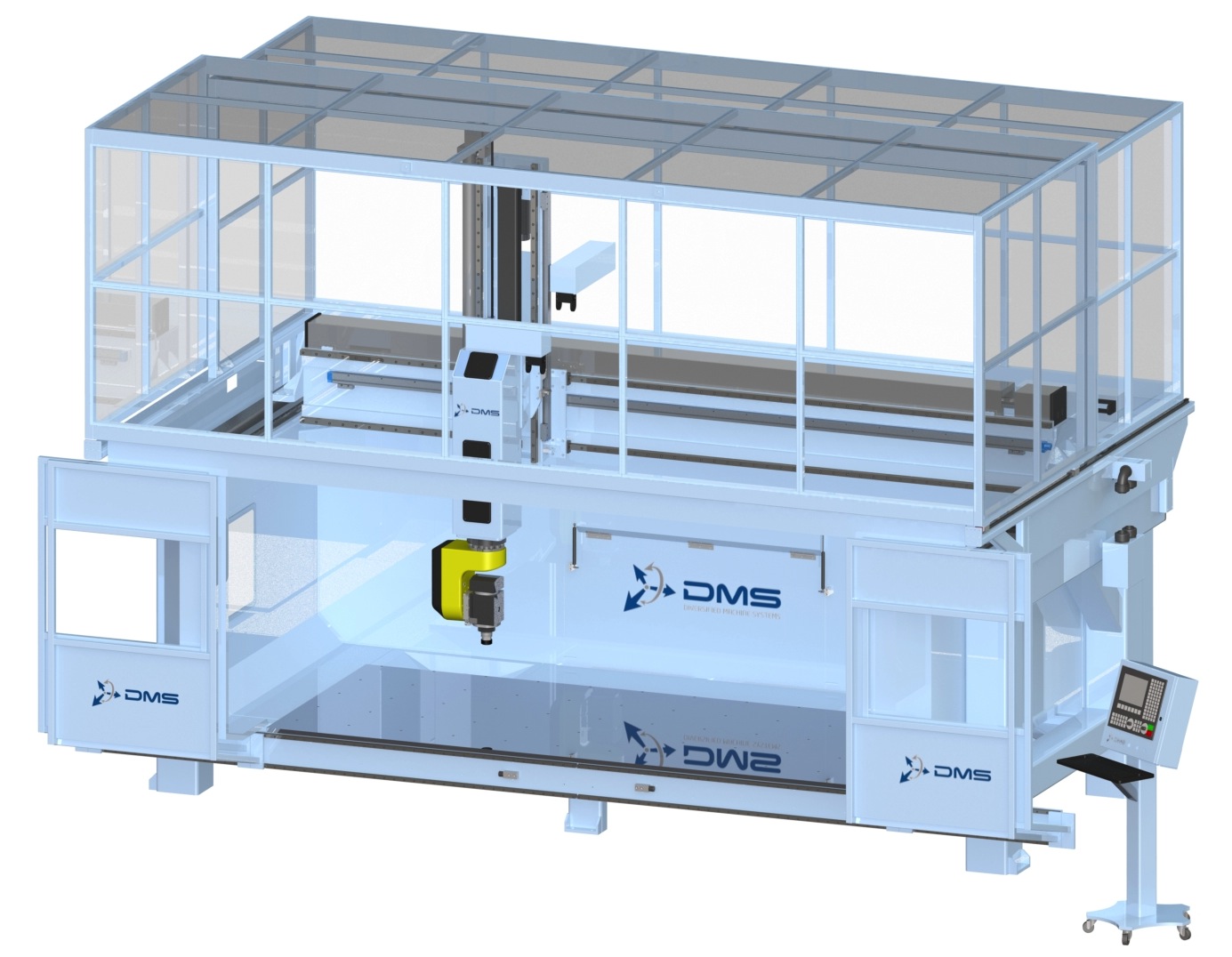 DMS CNC Routers - Enclosed 5 Axis Euro 5 CNC Router - As Featured at EMO Hannover 2013