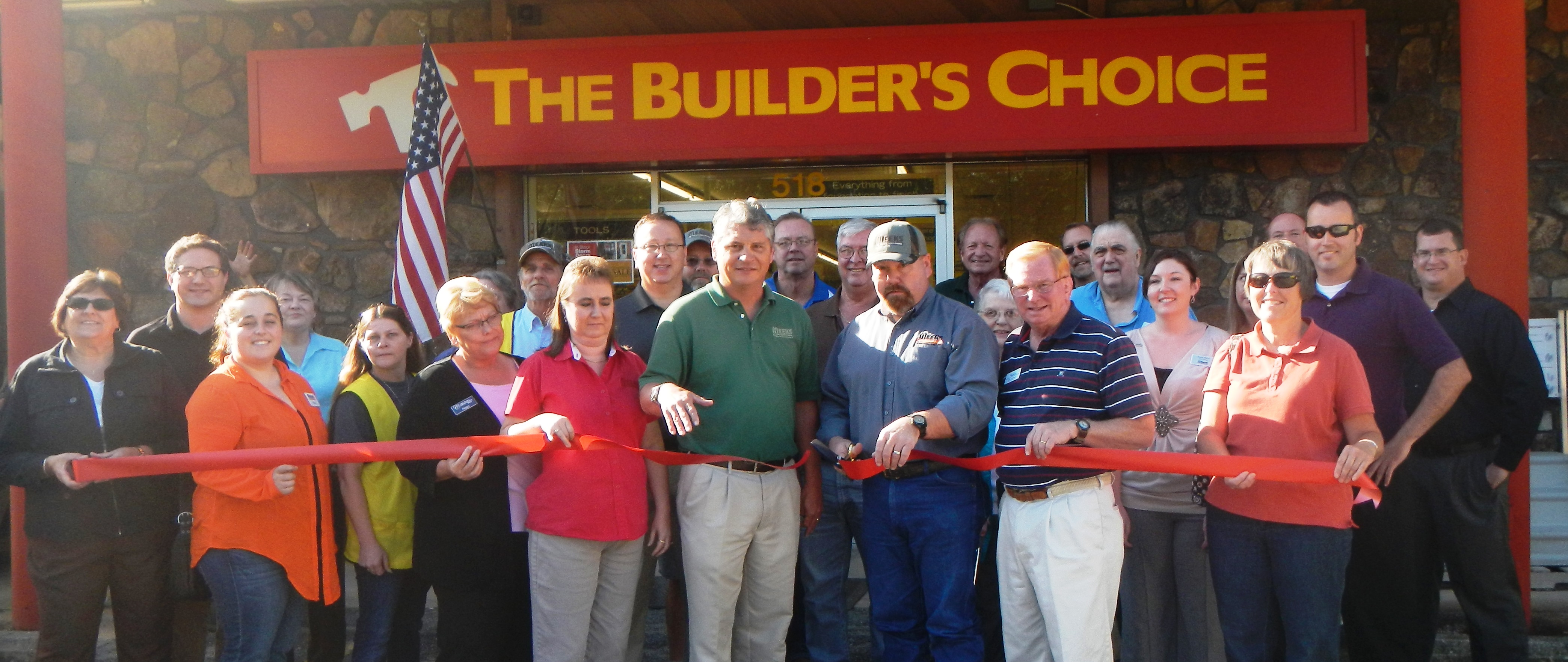 Meek's Lumber Ribbon Cutting Ceremony