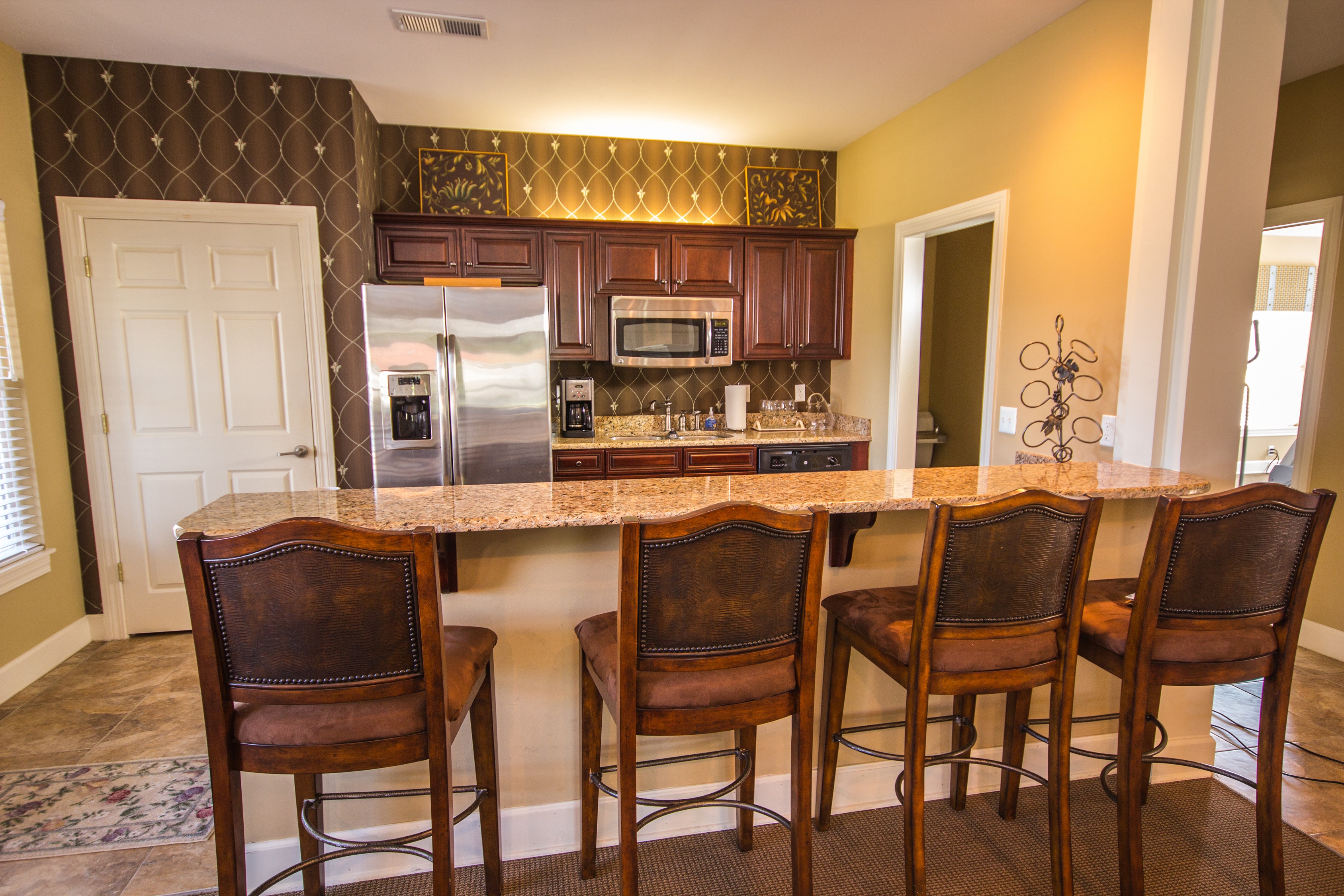 A full kitchen in the clubhouse is a big convenience hosting events and parties