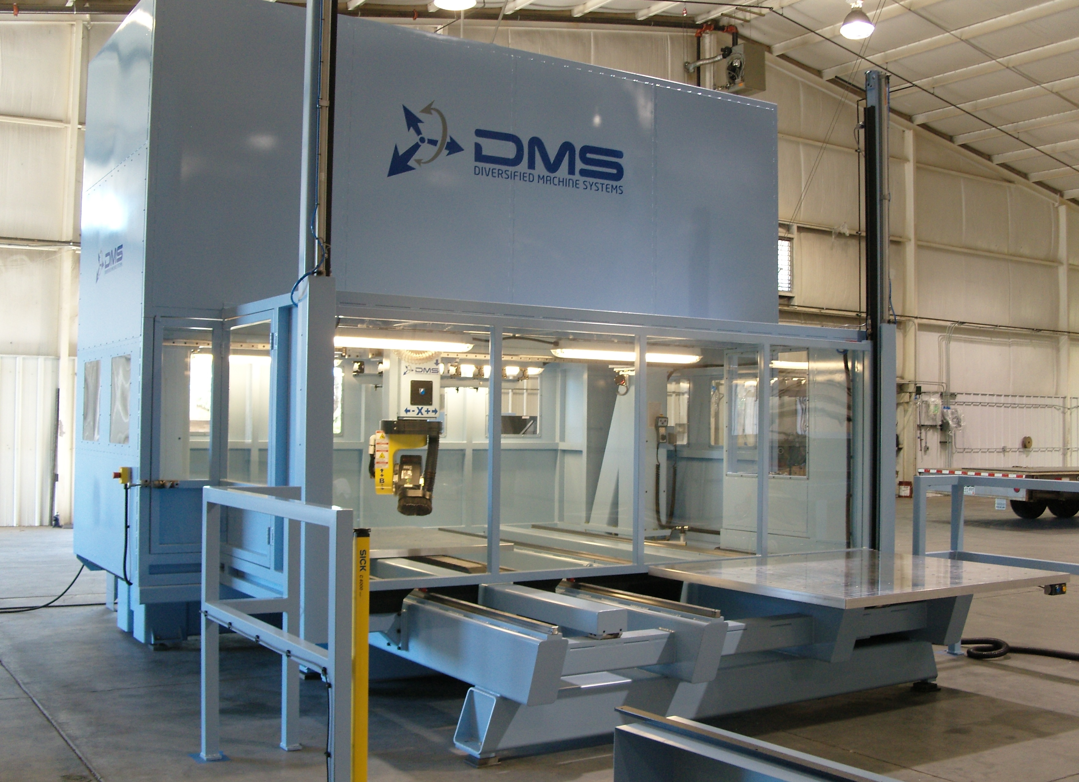 DMS CNC Routers - Enclosed 5 Axis CNC Router - Composites Company in Asia