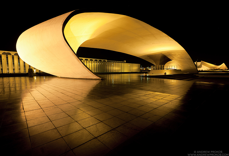 "Praça Duque de Caxias at Night"