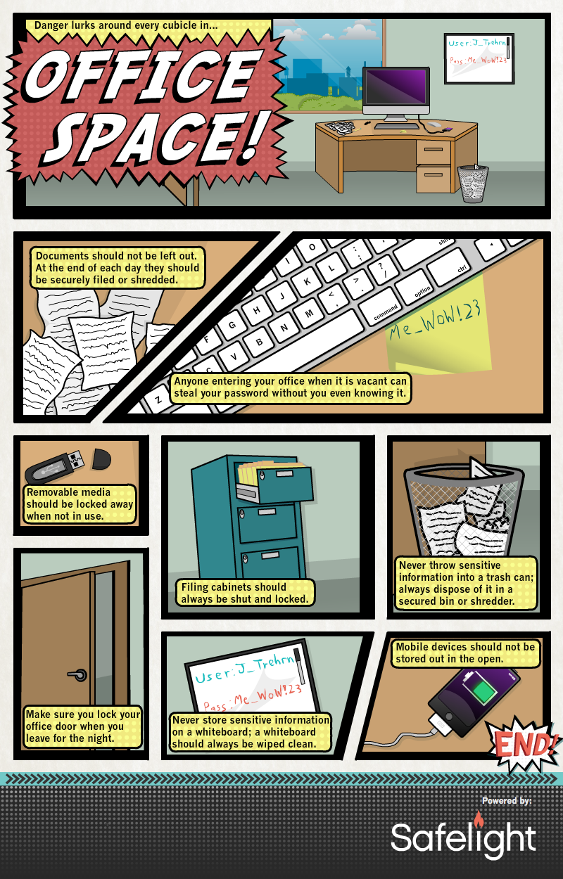 Physical security is one of the nine key security topics in Safelight's Information Security and Privacy Awareness course.