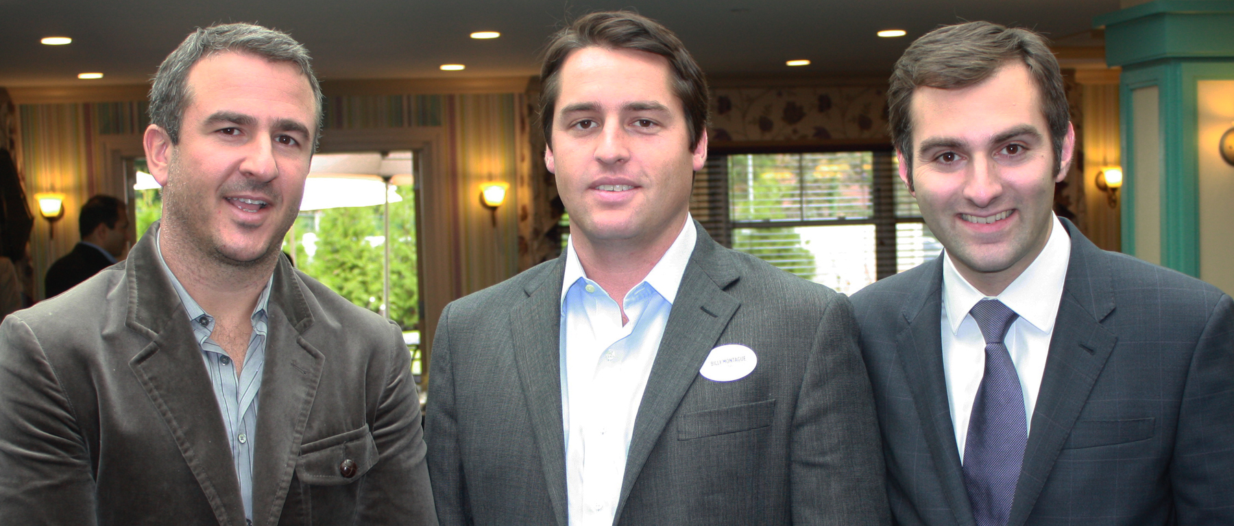 Joshua Caspi (left), Principal of Caspi Development; William Montague, Corporate Real Estate Advisor at Cushman & Wakefield; Alexander Leventhal, co-founder and Managing Partner of Faros Properties