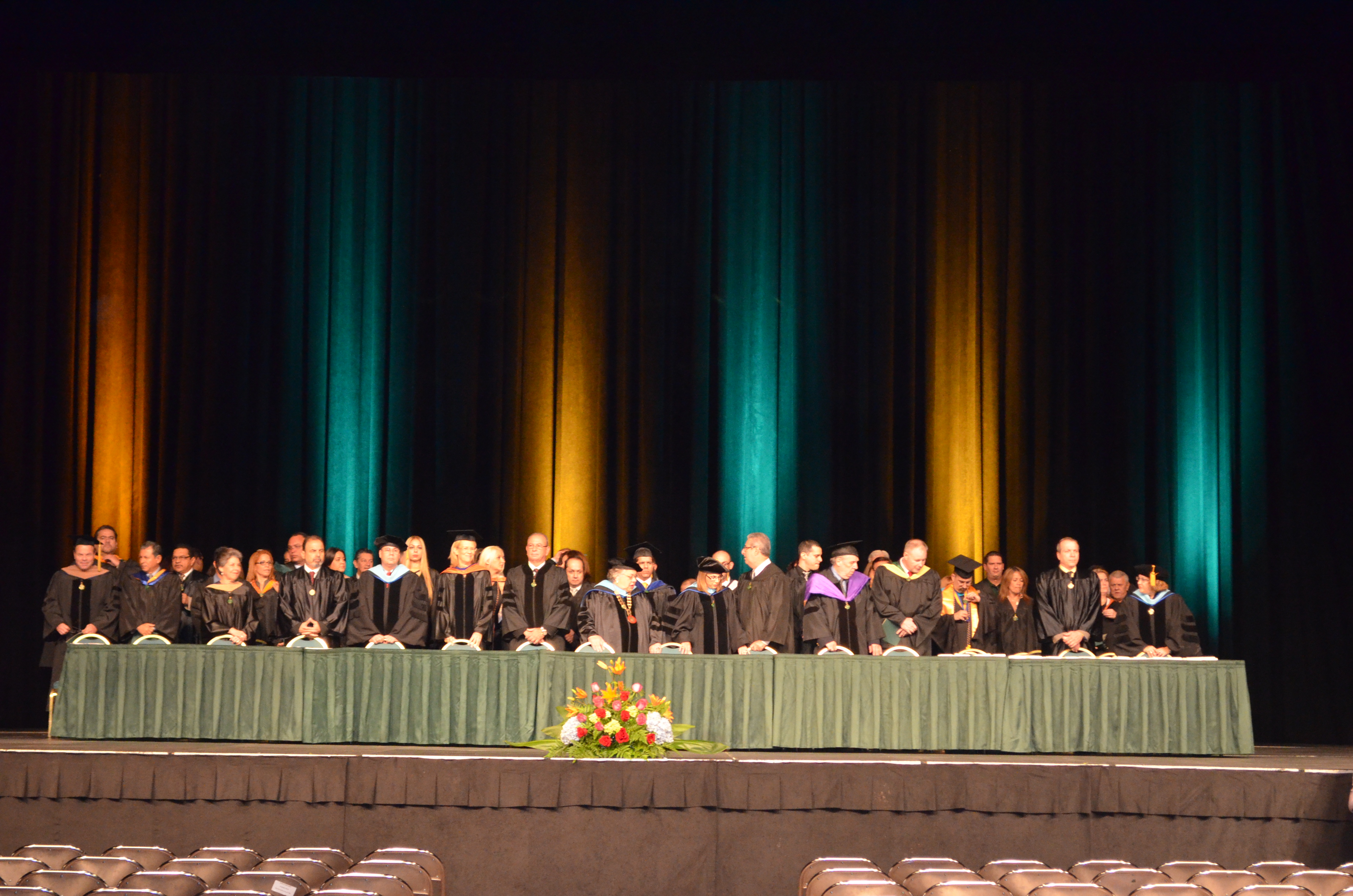 FNU Faculty at the Fall 2013 Commencement Ceremony