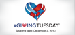 Save the Date, December 3, #GivingTuesday