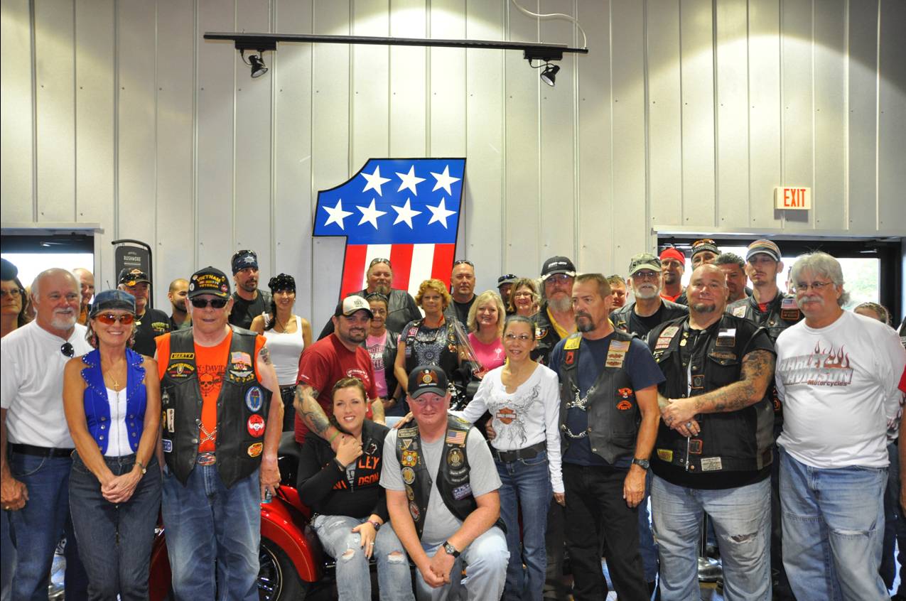 Harley Riders Welcome Wounded Warrior to the Family