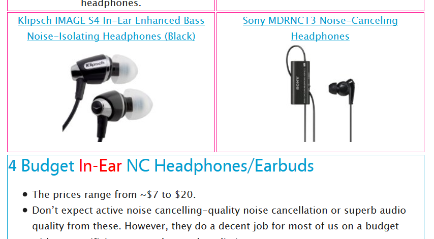 4 Budget-friendly In-Ear Noise Cancelling Earbuds