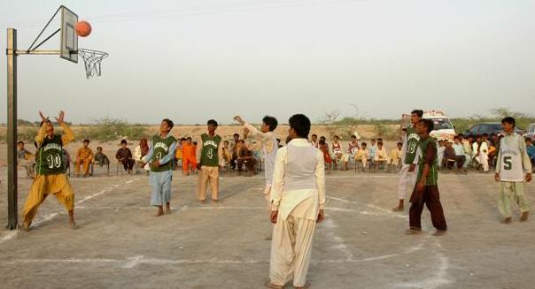 Playing Barefoot Basketball