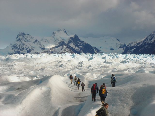 Glacier walking in Patagonia