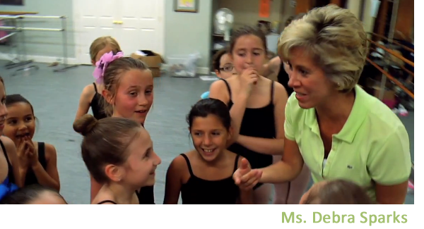 Ms. Debra Sparks Teaching Her Dancers