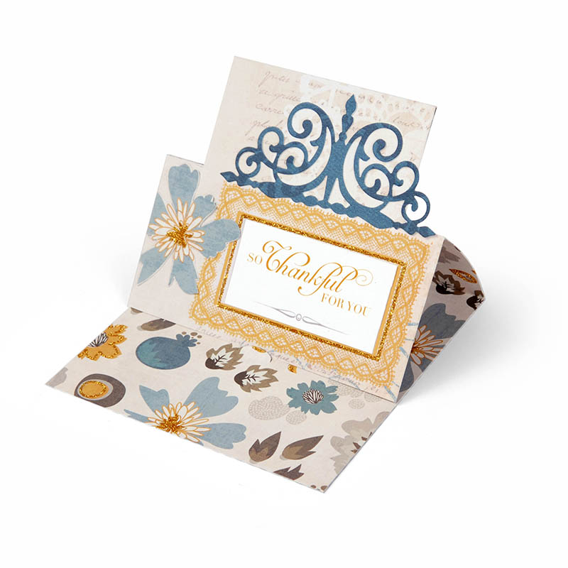 Make a great impression using the latest Sizzix® Flip-its and Stand-Ups Cardmaking collection by Stephanie Barnard® to make folded do-it-yourself cards that truly stand out.