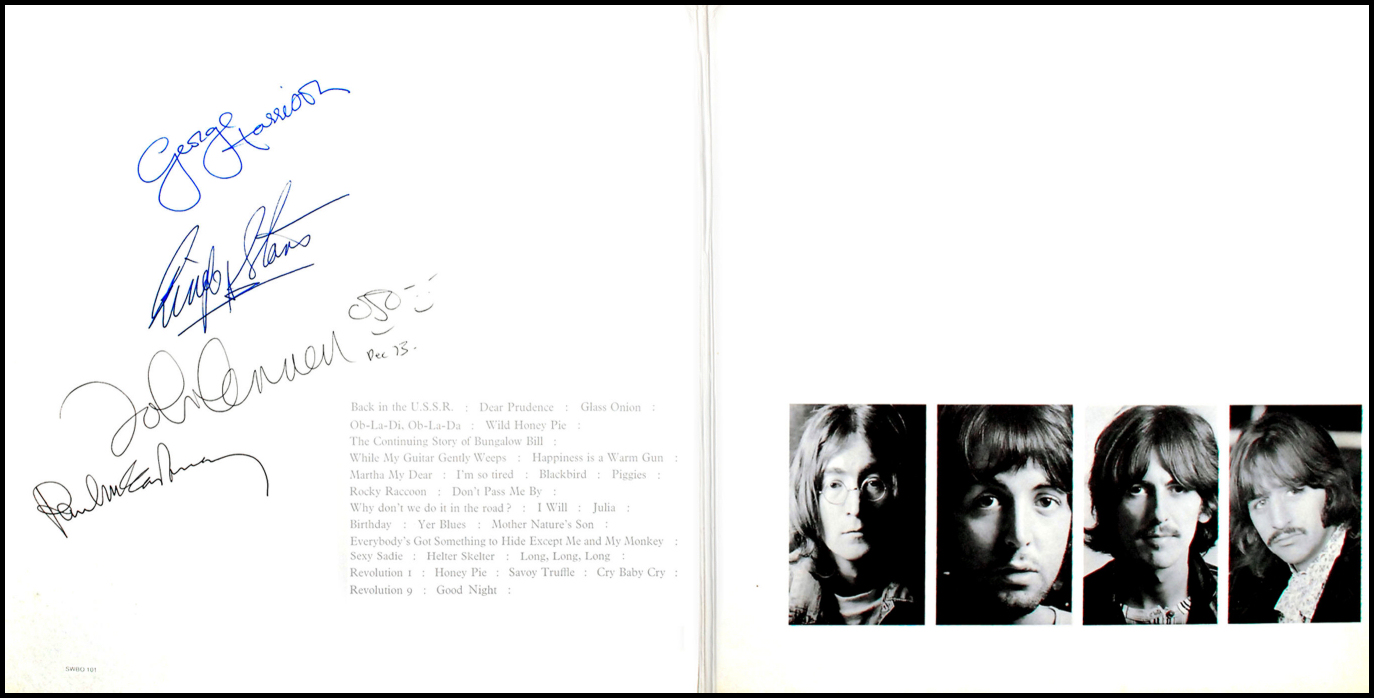 The Beatles Fully Signed White Album