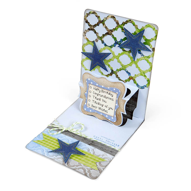 The Pop 'n Cuts™ Snippets collection by Karen Burniston empowers Sizzix® crafters to embellish their DIY cards with fun, eye-catching designs.