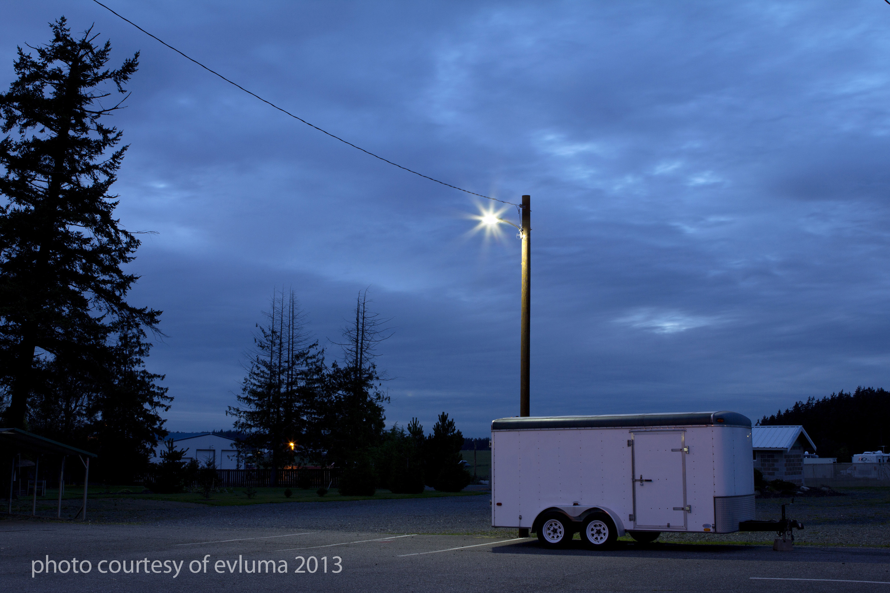 Camano Island, WA has Dark Sky Requirements for Outdoor Lighting. Flat Lens AreaMax installed in Parking Lot.