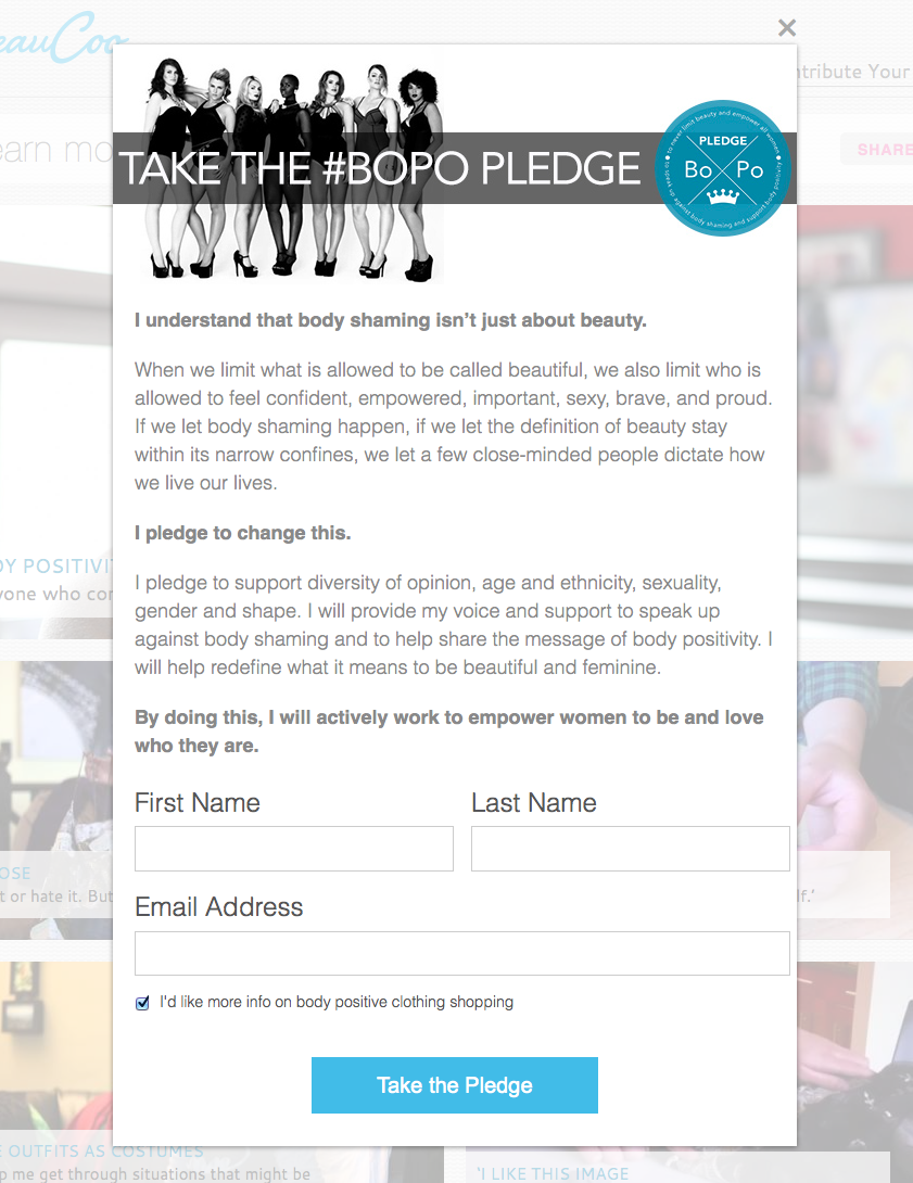 BeauCoo: Take the #BoPo Pledge
