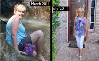 Before and After of Texas Fit Chick Cate