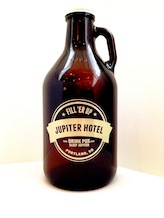 The Jupiter Hotel provides each PDX Urban Winery guest with a collector's edition custom growler.