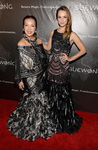 designer sue wong with actress erin cahill