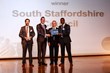 South Staffordshire Council receiving their Award