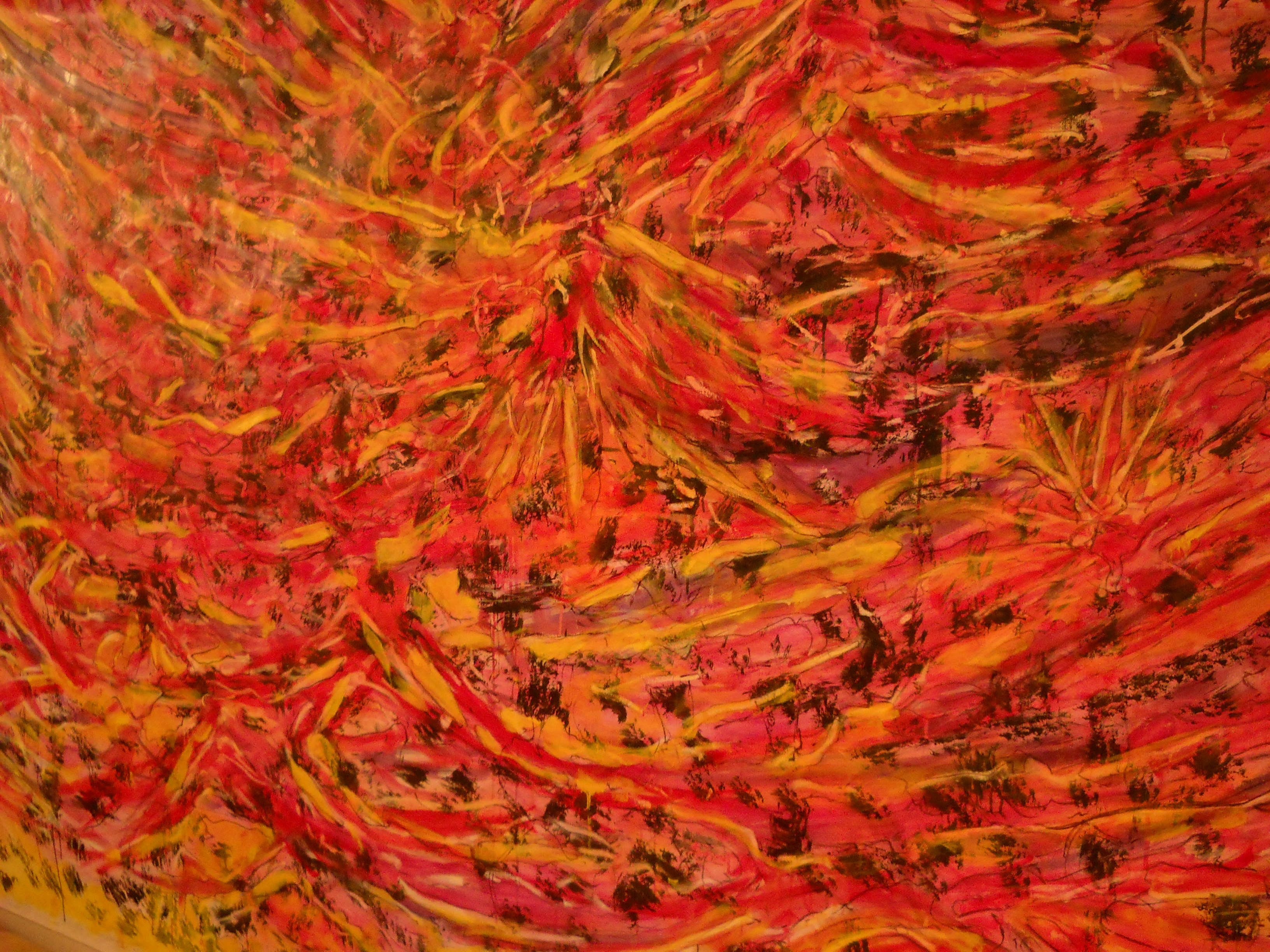 Uri Dowbenko, The Big O, Oil on Canvas, 60 x 105, 2009