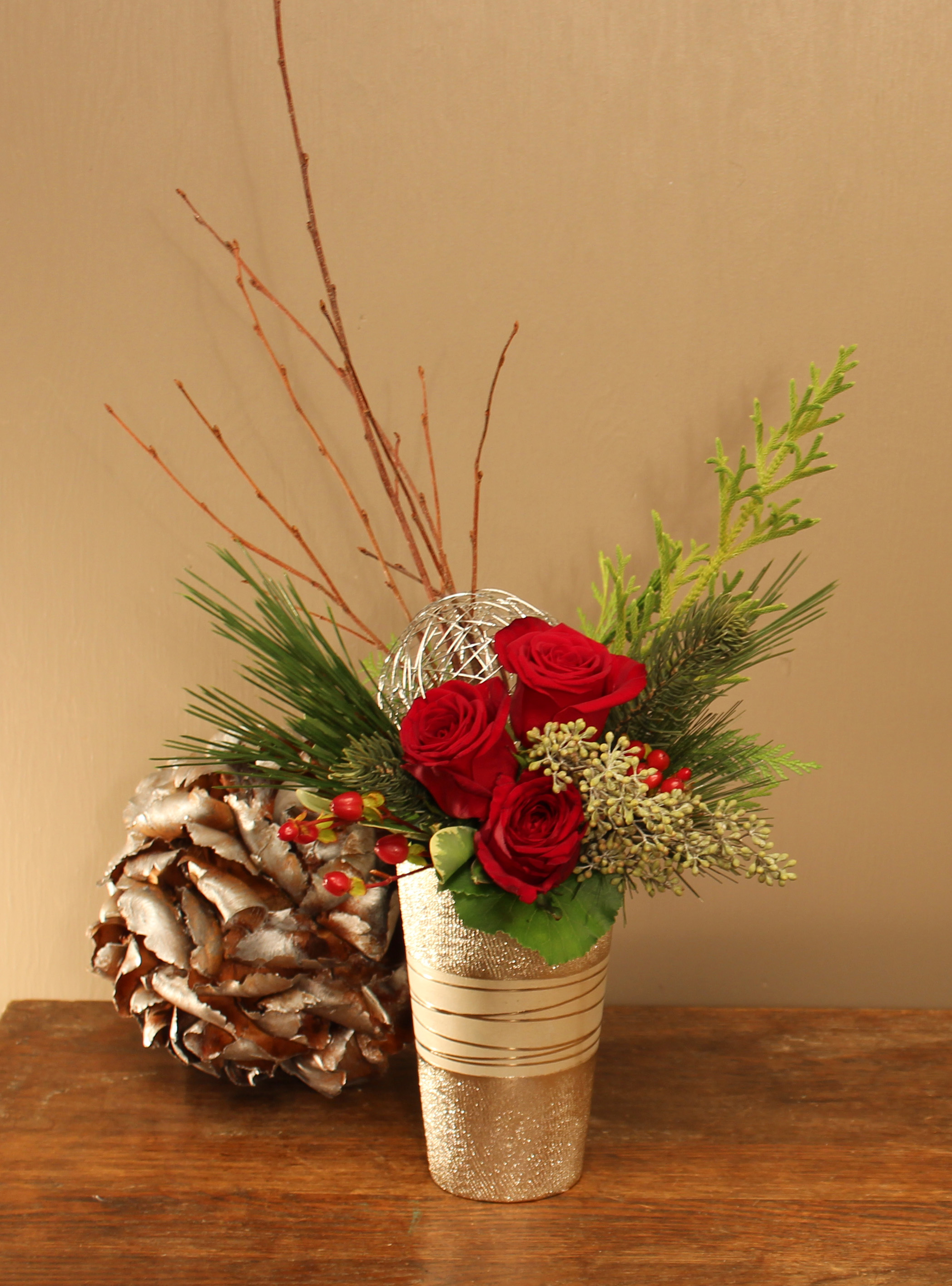 Christmas Red Roses