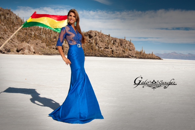 Sandra Coscio Featuring Couture Gown, Creation of Galo Sanchez