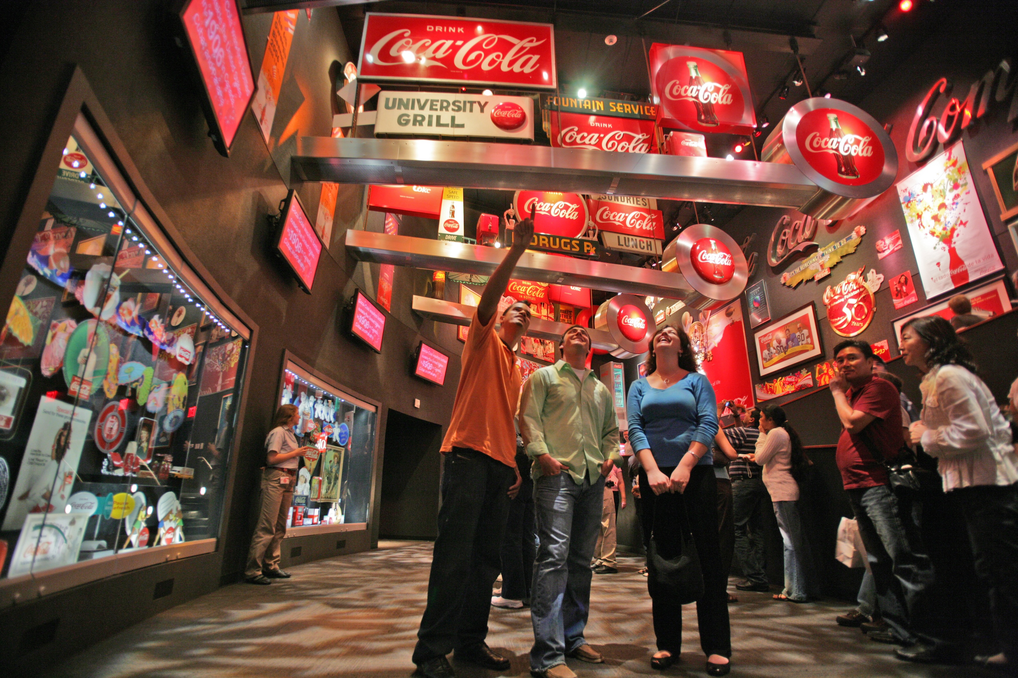 Walk through Centennial Olympic Park and then quench your thirst at the World of Coca-Cola.