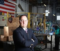 Drew Greenblatt, president of Marlin Steel Wire Products