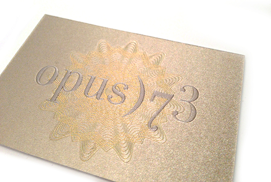 Opus 73 Gold Card