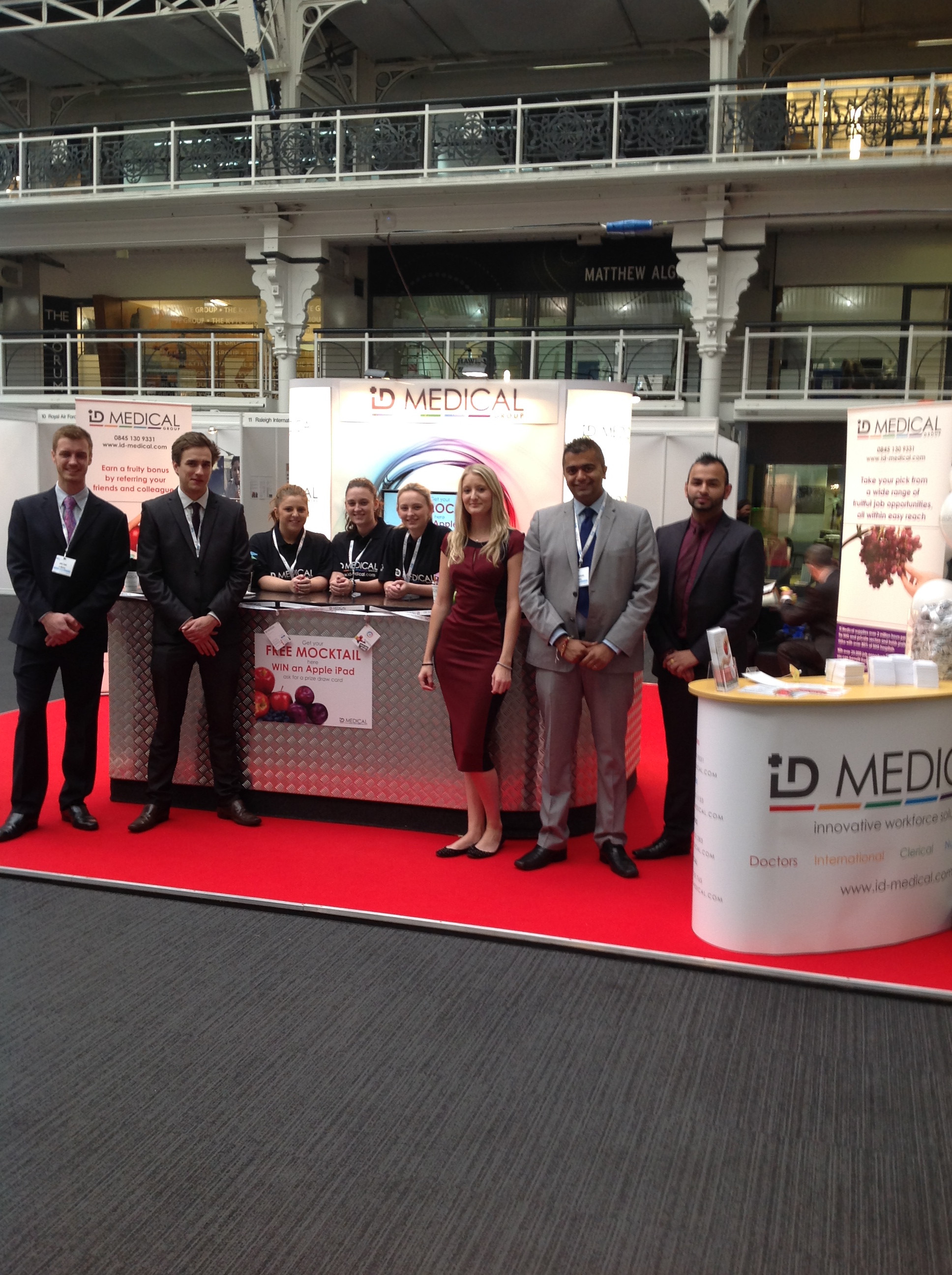 The ID Medical team at the British Medical Journal Careers Fair 2013.