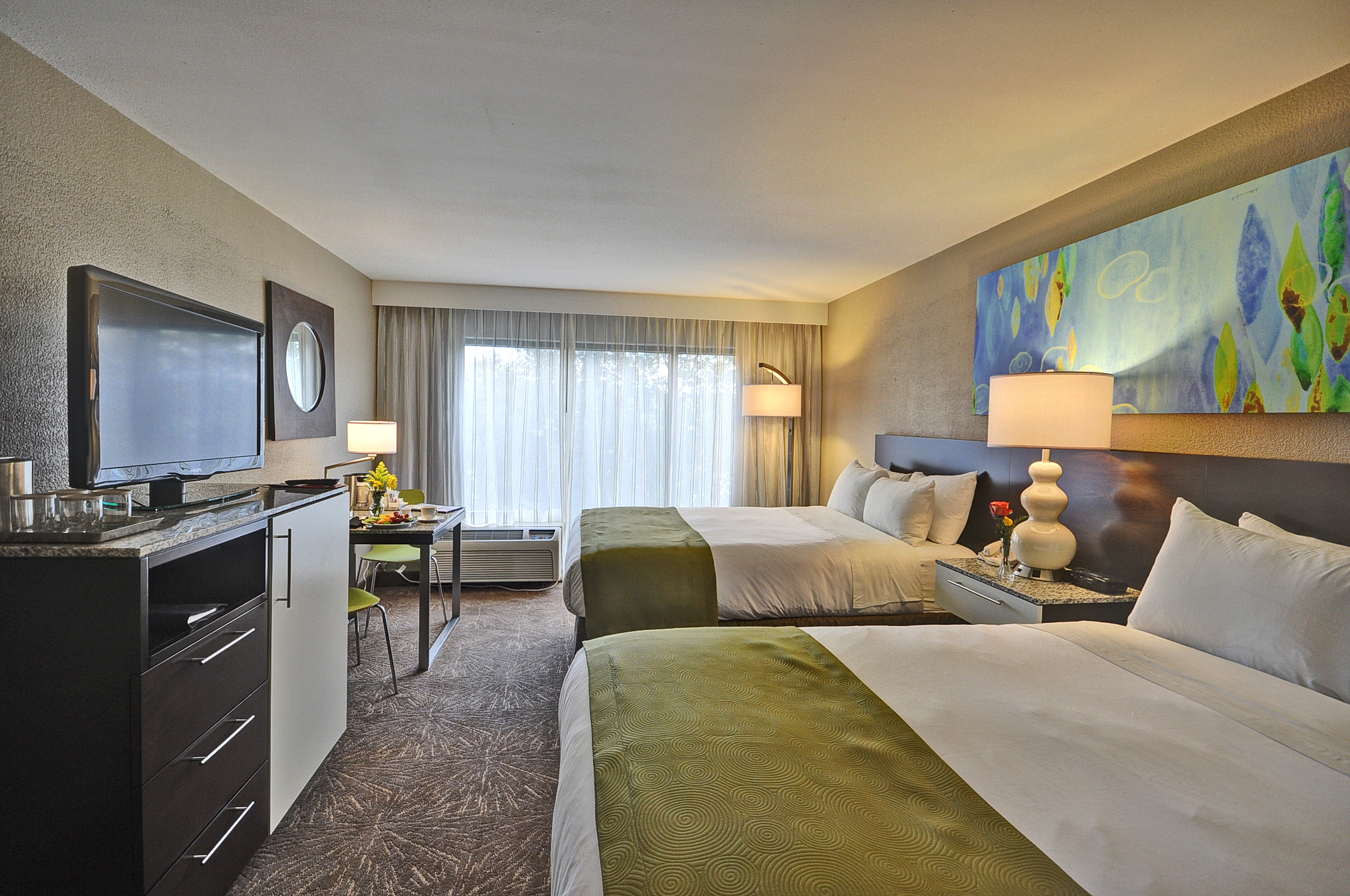 Spacious, all-new guestrooms at the Radisson Resort Orlando-Celebration.