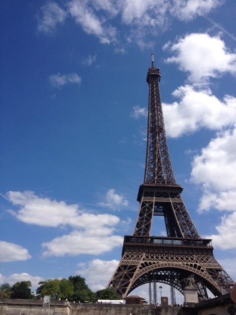 The Eiffel Tower in Paris, France, serves as an iconic backdrop to the Left Bank Writers Retreat.