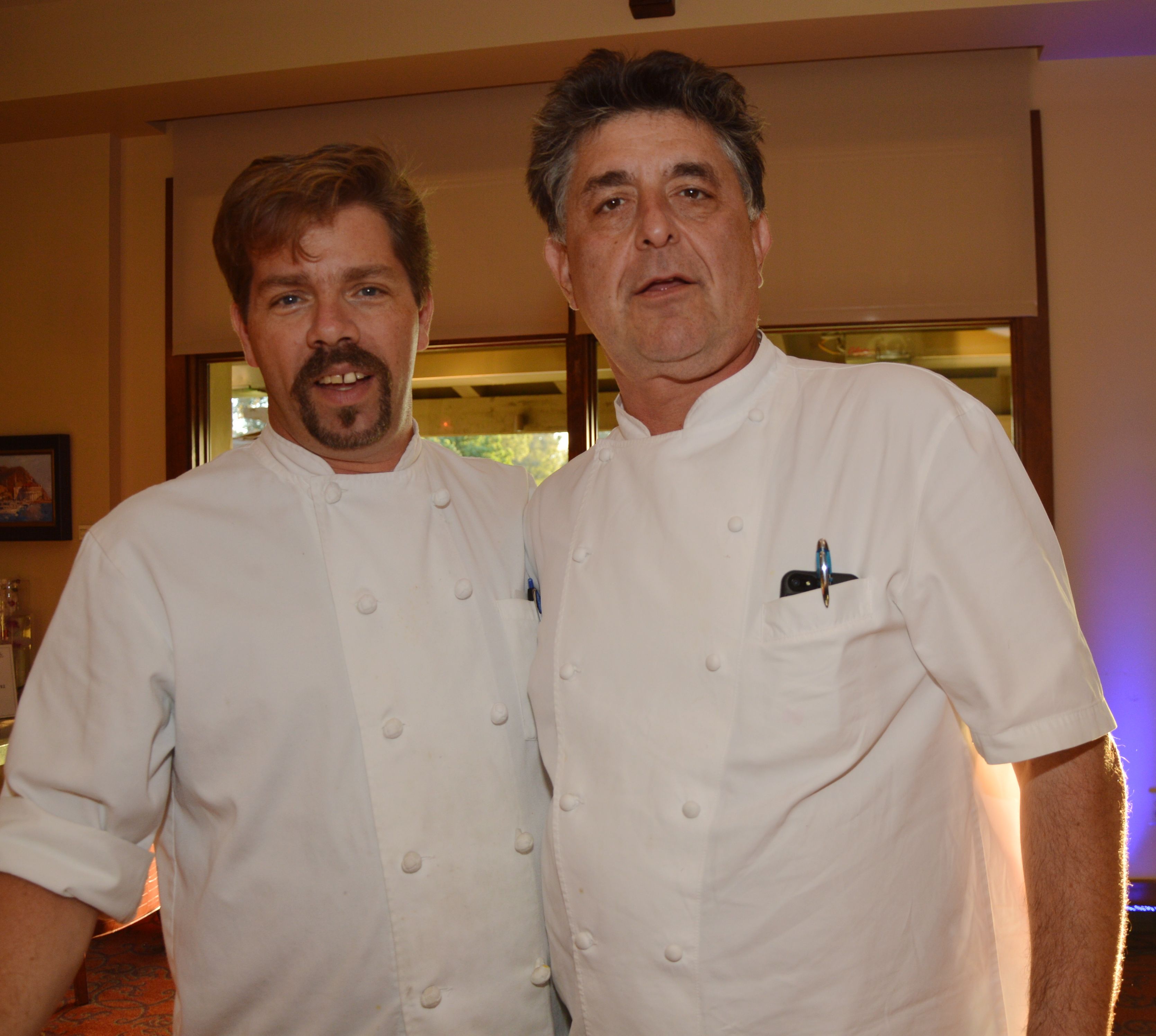 Bob Petersen, Chef of Mission Viejo Country Club and Azmin Ghahreman, Chef of Sapphire of Laguna Beach.
