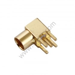 MMCX Female Right Angle PCB RF Connector