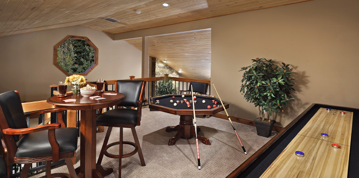 Moving Mountains' Arabella Lodges feature games galore, making the luxury properties family favorites.