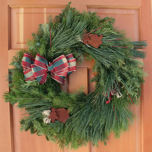 Hand-Made Holiday Wreaths