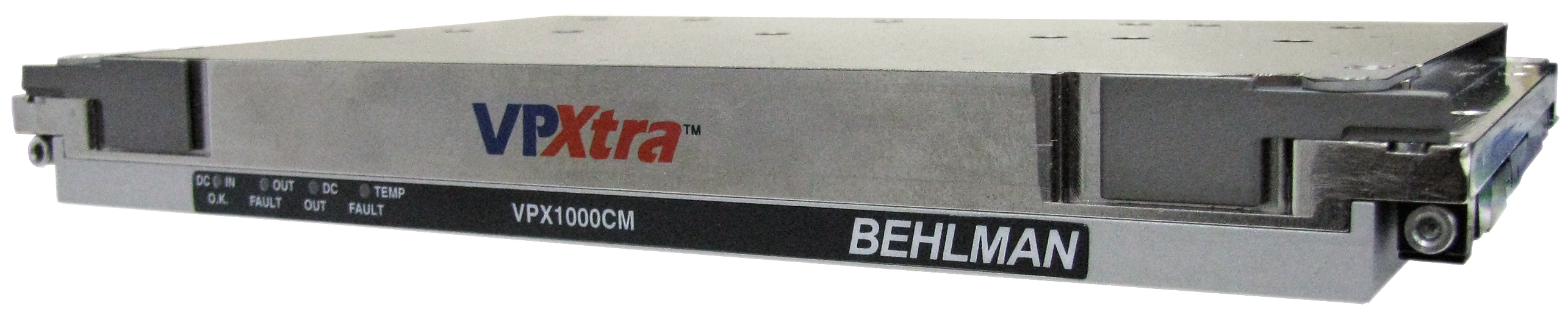 The Behlman VPXtra™ 1000CM COTS Power Supply is single-slot 6U , and OpenVPX compliant to ensure VPX rack compatibility. It delivers 700 Watts of DC power via 5 outputs. Its 12 VDC can be paralleled.