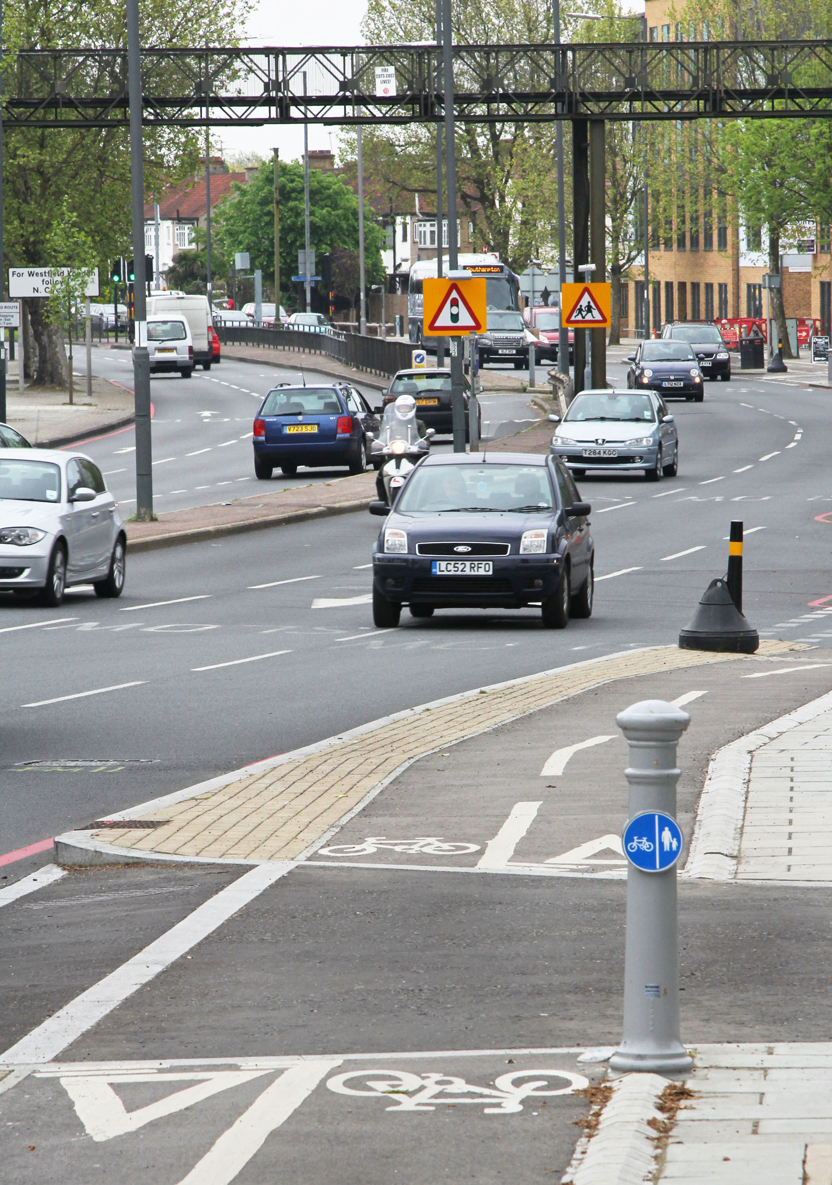 Information sharing keeps traffic disruption to a minimum.