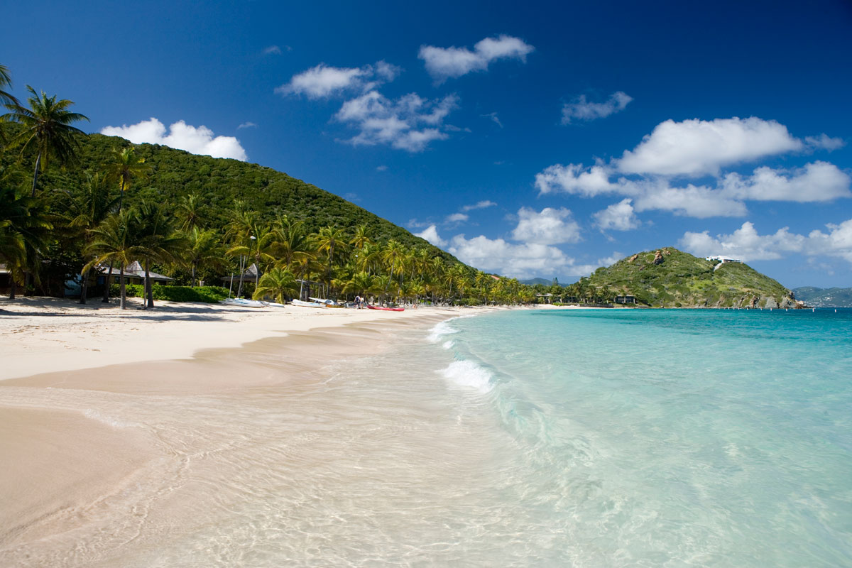 One of Peter Island's five pristine beaches on 1,800 acres of unspoiled Caribbean island.