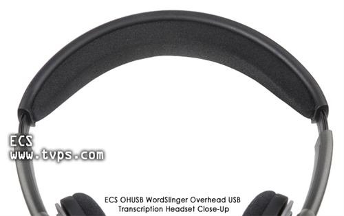 OHUSB WordSlinger Deluxe Transcription Headset Top Pad