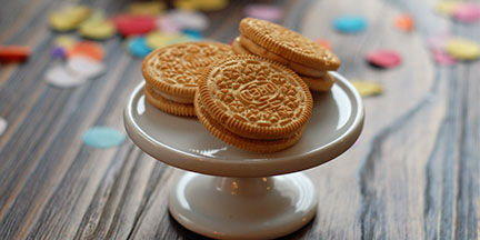 Shimmery Gold Coin Cookies