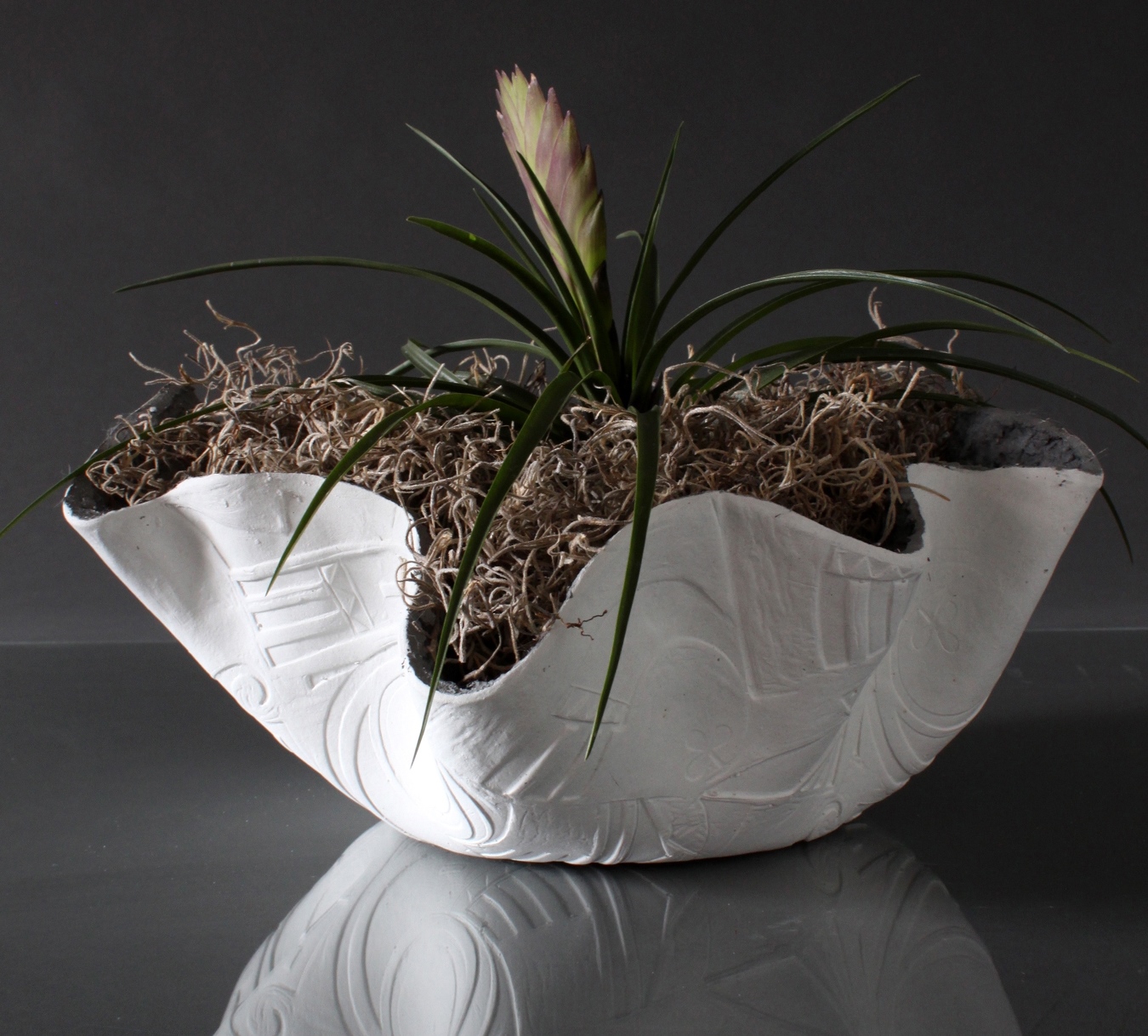 Earthen Planter from Native Cast