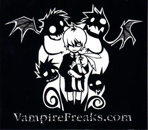 Young Aden from Vampirefreaks collection of illustrations for it's clothing and other products lines