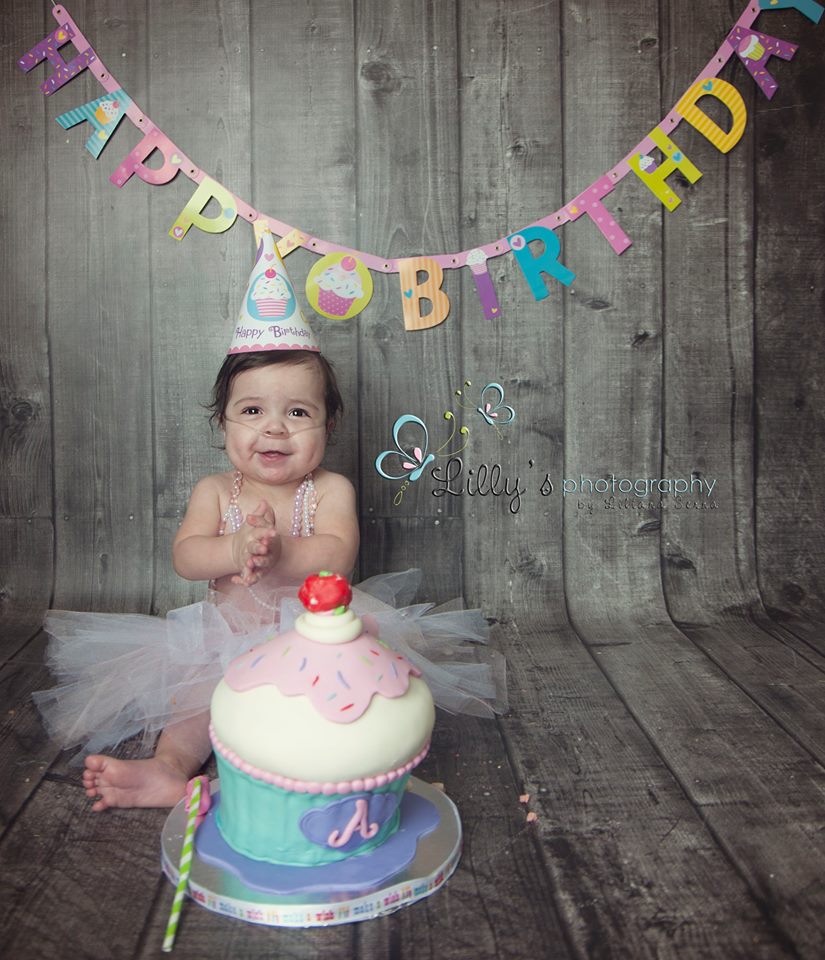 Baby Audrina Celebrating her Birthday