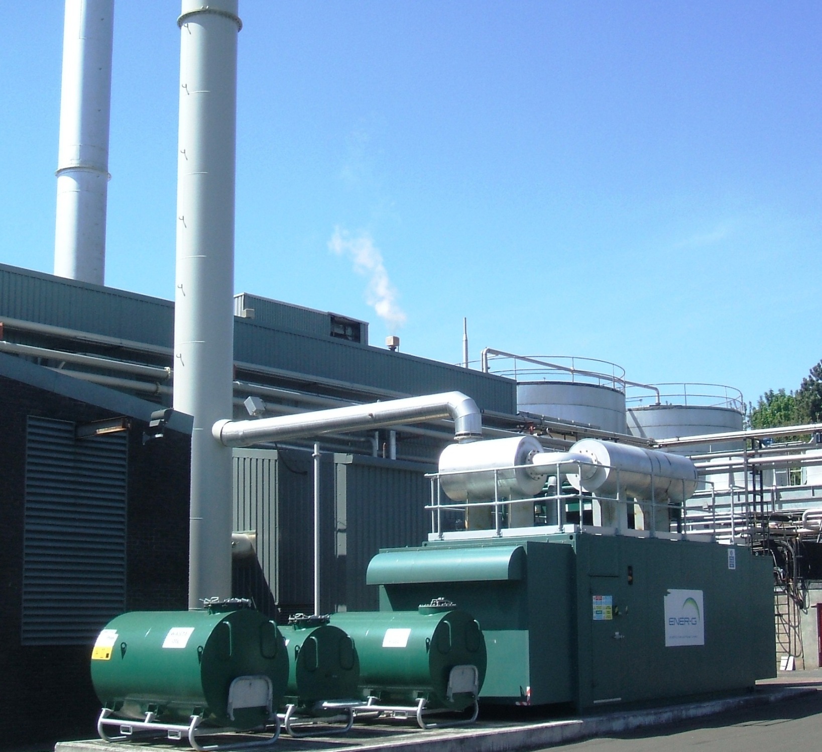 ENER-G biogas generation facility at North British Distillery anaerobic digestion plant